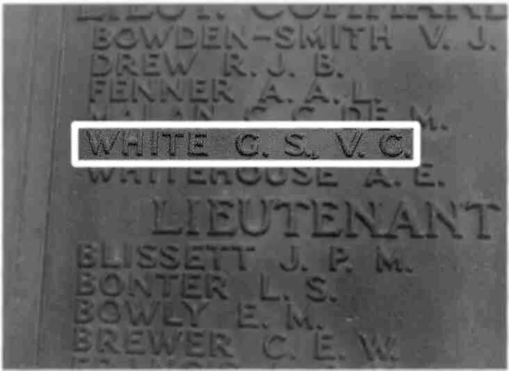 Lt Cdr GS White VC - Portsmouth Naval Memorium