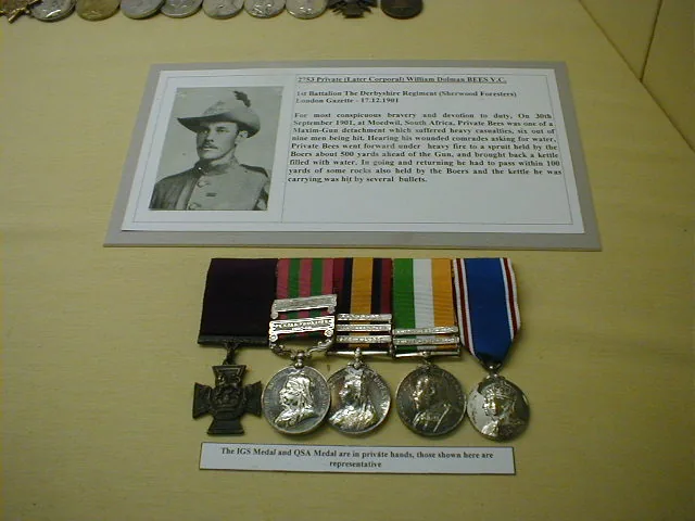 Private William Bees Medals (Nottingham Castle Museum)