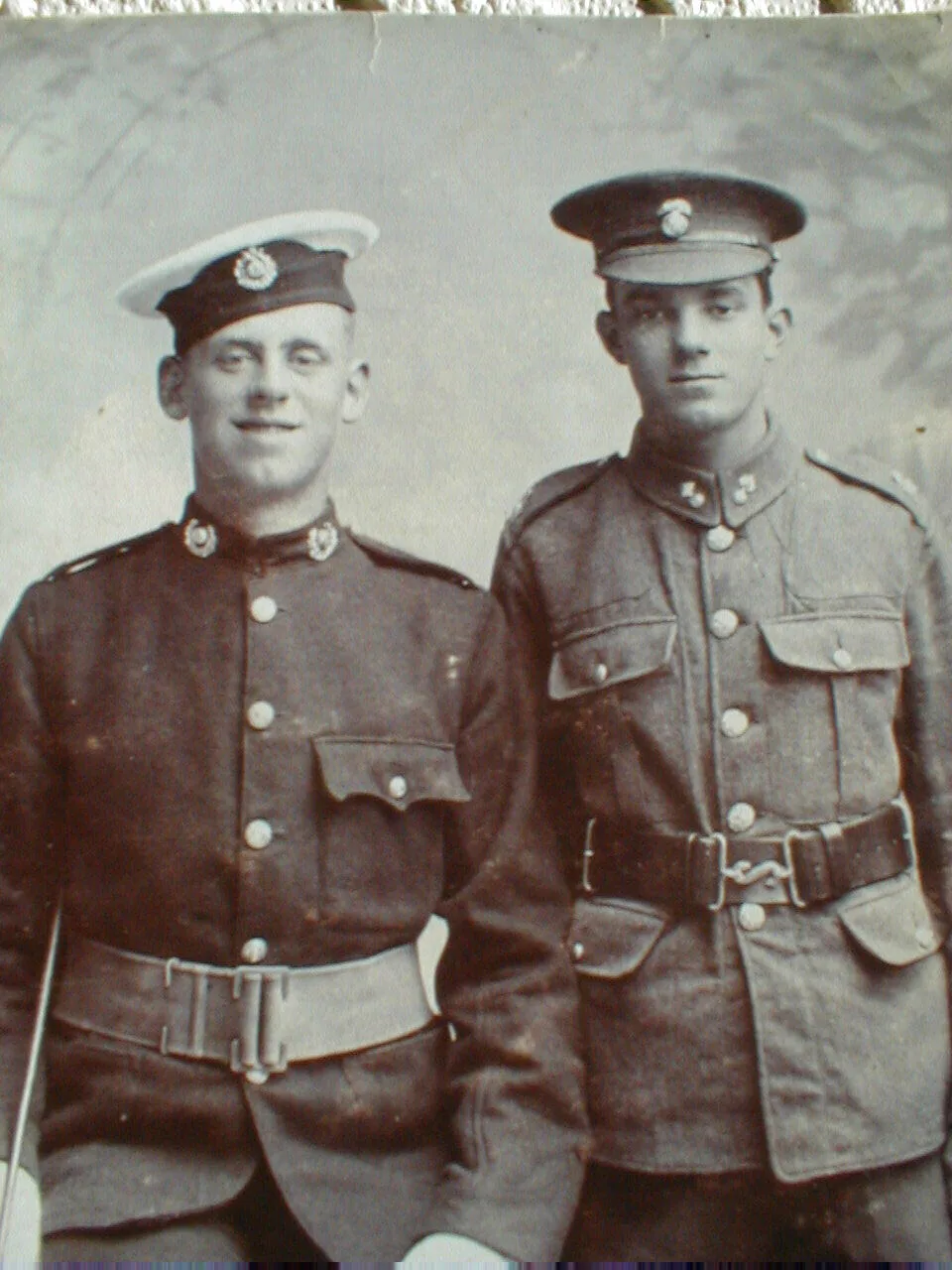 Royal Marine Warren and Pal of Zeebrugge