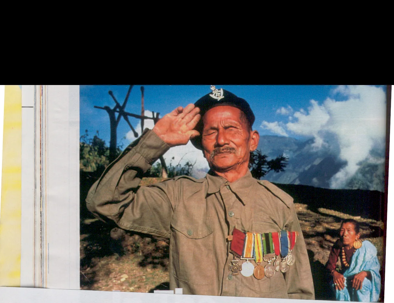 Karnabahadur Rana VC - Memorial at Litung, Baghlung District, Nepal.